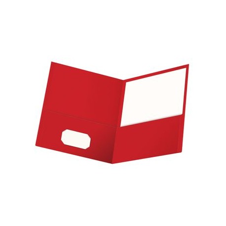 Folder Doble Solapa Tamaño Carta Oxford Rojo 5 piezas