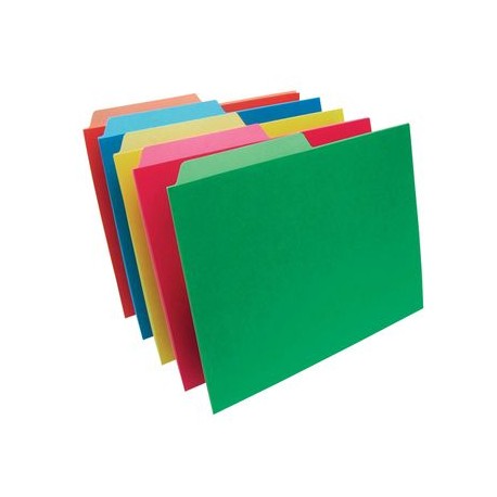 Folder Tamaño Carta Pendaflex Multicolor Doble Tonalidad 25 piezas