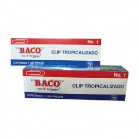 CLIP TROPICALIZADO DEL NO 1 PAQUETE CON 10 PIEZAS