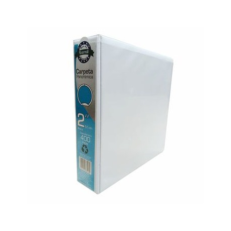 Carpeta Panorámica Tamaño Carta 2" Herraje O Samsill Blanca