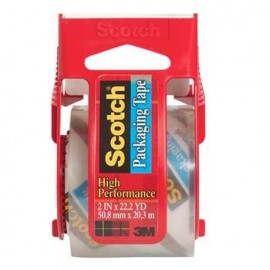 Cinta para Empaque Scotch Transparente 5cm x 20m con Despachador