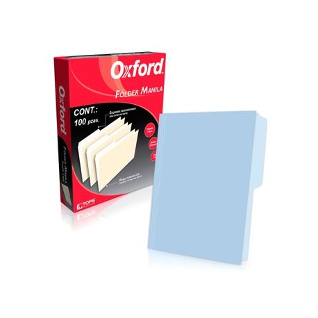 Folder Tamaño Carta Oxford Verde 100 piezas