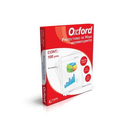 Protector De Hojas Oxford Carta 10 0 Piezas