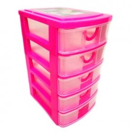 Mini Cajonera OfficeMax para Escritorio 5 Niveles Varios Colores 1 pza