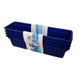 Cestas OfficeMax Varios Colores 4 pzas