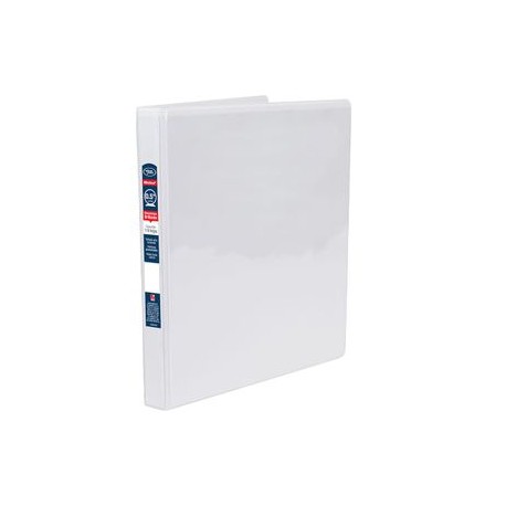 Carpeta Panorámica Brillante Tamaño Carta .5" Herraje O Acco Blanca