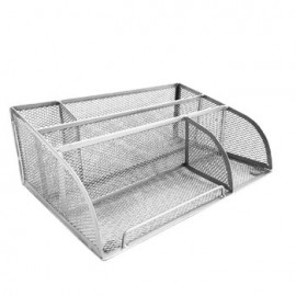 Organizador para Escritorio con 5 Compartimientos Sigel Gris