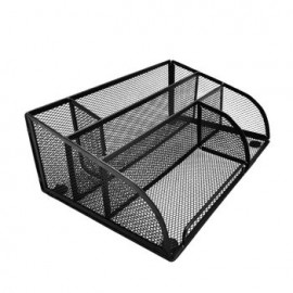 Organizador para Escritorio con 5 Compartimientos Sigel Negro