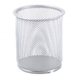 Portabolígrafos Redondo Gris