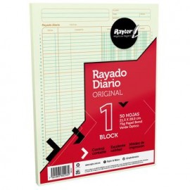 Rayado Diario Con 50 Hojas