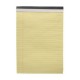 Block Rayado Tamaño Carta OfficeMax Color Amarillo 50 hojas
