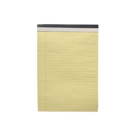 Block Rayado Tamaño Carta OfficeMax Color Amarillo 50 hojas