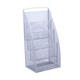 Portarrevistas OfficeMax Mesh Plata