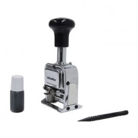 Foliadora Cuerpo Metálico y Mango Plástico 7 Digitos.