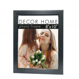 Portarretrato Decor Home Moldura 2 Líneas Negro 20 x 25 cm