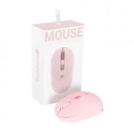 Mouse Techzone TZMOUG202 Inalámbrico Rosa