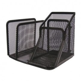 Organizador De Escritorio OfficeMax con Base para Celular Negro