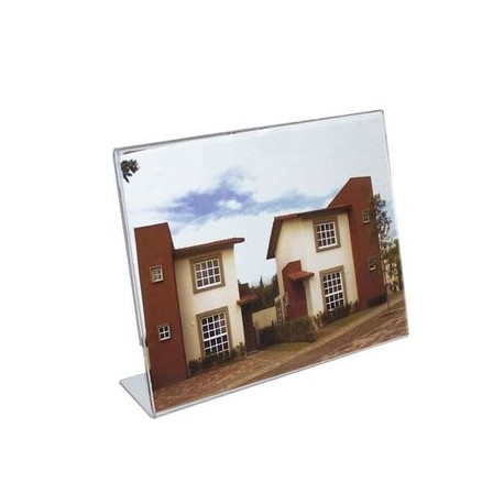 Portaletrero De Acrílico Horizontal 6X4 Pulgadas Omx