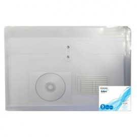 Sobre Tamaño Oficio con Hilo Polipropileno OfficeMax Transparente 5 Piezas