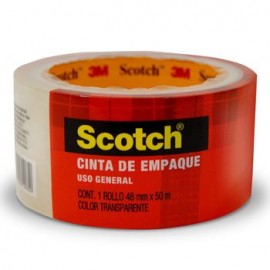 Cinta para Empaque Scotch Transparente 48mm x 50m