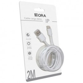 Cable USB a Lightning 1Hora Blanco 2 metros