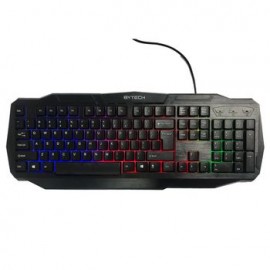 Teclado Gaming Bytech Alámbrico Negro