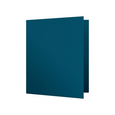 Folder Doble Solapa Tamaño Carta Oxford Azul 5 piezas