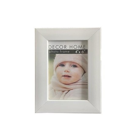 Portarretrato Decor Home Moldura 38 Blanco 4x6"