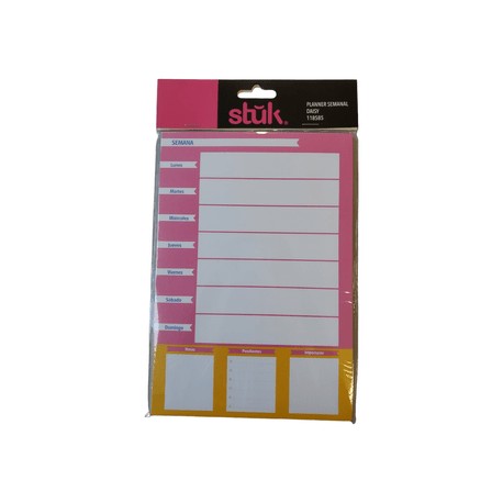 Planner Semanal Stuk Good Daisy Rosa