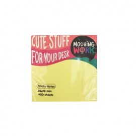 Notas Adhesivas Mooving Multicolor 76x76mm 400 hojas