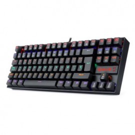 Teclado Gamer Redragon Kumara Mecánico Negro