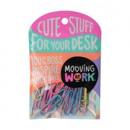 Clips Mooving Multicolor 50mm 25 piezas