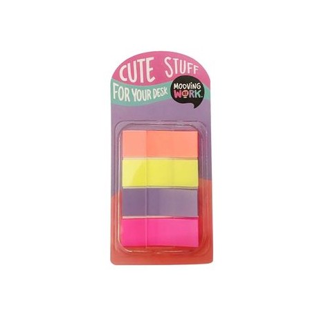 Banderitas Adhesivas Mooving con Dispensador 80 hojas